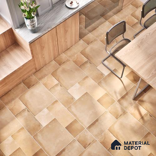 Stone Wall & Floor Tile TL 07202 C Legacy Brown 2 ft x 4 ft Vitrified Matte Finish - 11 mm | Suitable For Living Room, Bedroom, Dining Area