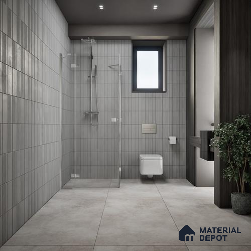 Cement Look Floor & Wall Tile TL 07194 C Artisan Gris 2 ft x 4 ft Vitrified Matte Finish - 8 mm