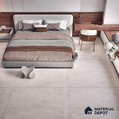 Stone Wall & Floor Tile TL 07196 B Oxy Pearl 2 ft x 4 ft Vitrified Matte Finish - 9 mm | Suitable For Living Room, Bedroom, Dining Area