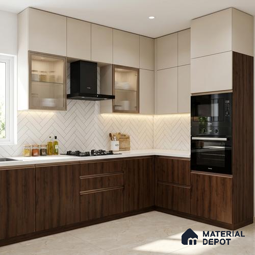 Wooden Look GT 20 534 Lacquer Wood Urban Veneer 8 ft x 4 ft Laminate - 1 mm | Suitable for TV Unit, Wardrobe, Kitchen Cabinets