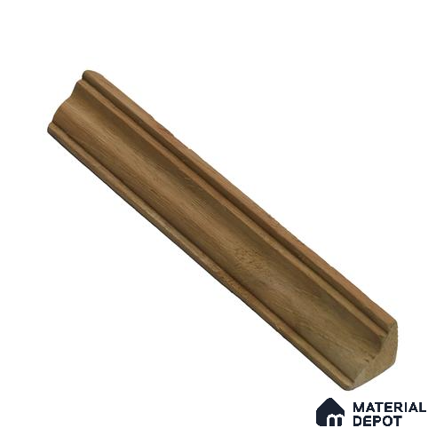 Ready to Install DIY Finished BB Grade Teak Wood Paintable French Beading Granulux WP 00025 | 18 x 18 mm | 1 Piece = 1 RFT | Nail & Adhesive Installation
