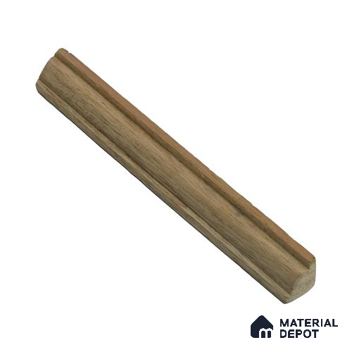 Ready to Install DIY Finished BB Grade Teak Wood Paintable French Beading Granulux WP 00018 | 15 x 15 mm | 1 Piece = 1 RFT | Nail & Adhesive Installation