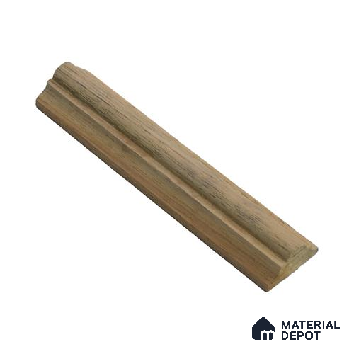 Ready to Install DIY Finished BB Grade Teak Wood Paintable French Beading Granulux WP 00004 | 32 x 17 mm | 1 Piece = 1 RFT | Nail & Adhesive Installation