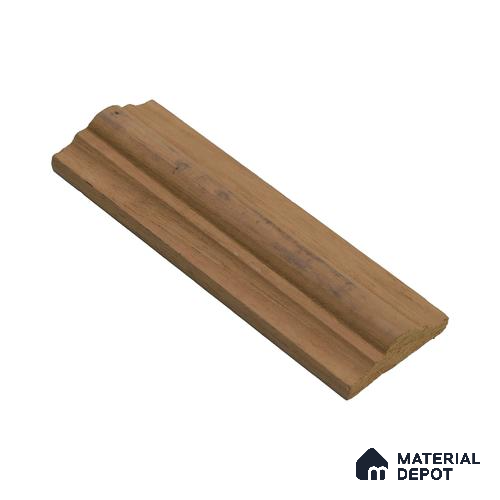 Ready to Install DIY Finished BB Grade Teak Wood Paintable French Beading Granulux WP 00002 | 48 x 16 mm | 1 Piece = 1 RFT | Nail & Adhesive Installation