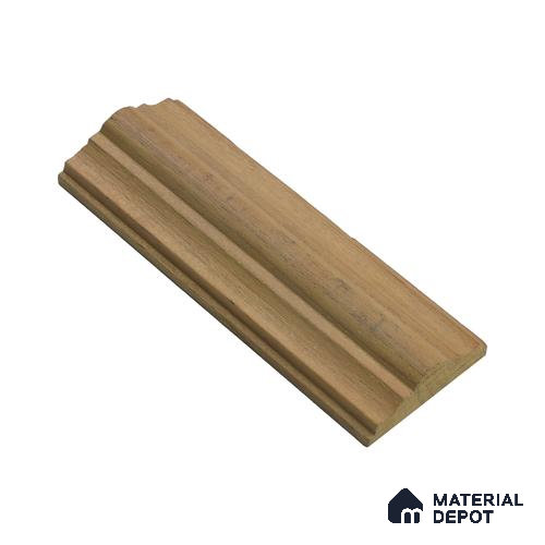 Ready to Install DIY Finished MDF Paintable French Beading Granulux WP 00001 F | 56 x 19 mm | 8 ft Length | Nail & Adhesive Installation