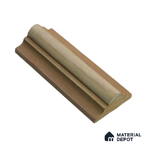 Ready to Install DIY Finished BB Grade Teak Wood Paintable French Beading Granulux WP 00001 | 60 x 30 mm | 1 Piece = 1 RFT | Nail & Adhesive Installation
