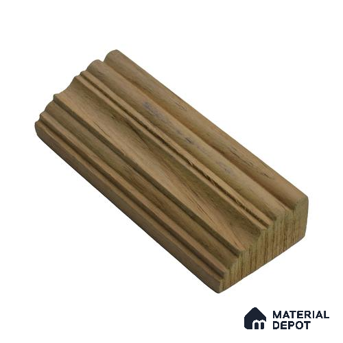 Ready to Install DIY Finished BB Grade Teak Wood Paintable French Beading Granulux WP 00012 | 60 x 30 mm | 1 Piece = 1 RFT | Nail & Adhesive Installation