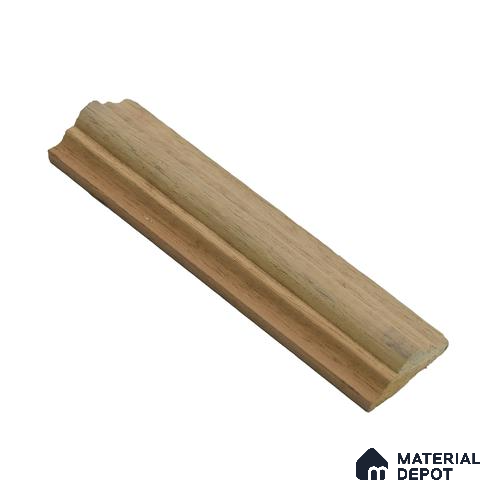 Ready to Install DIY Finished BB Grade Teak Wood Paintable French Beading Granulux WP 00003 | 38 x 15 mm | 1 Piece = 1 RFT | Nail & Adhesive Installation
