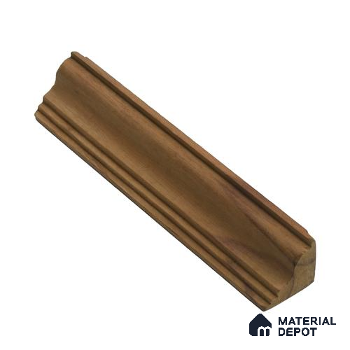 Ready to Install DIY Finished BB Grade Teak Wood Paintable French Beading Granulux WP 00026 | 25 x 25 mm | 1 Piece = 1 RFT | Nail & Adhesive Installation