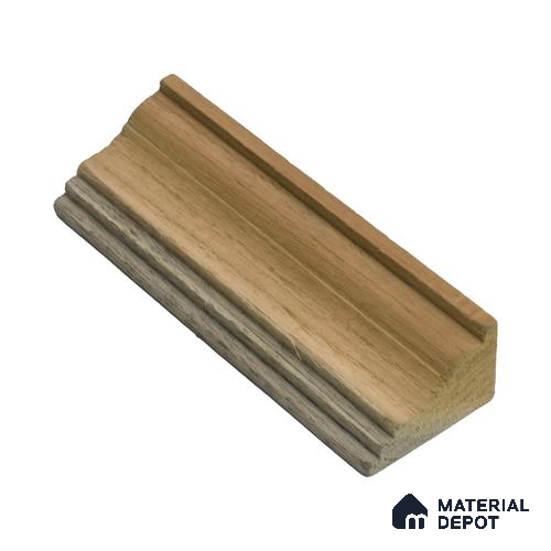 Ready to Install DIY Finished BB Grade Teak Wood Paintable French Beading Granulux WP 00026 D | 50 x 30 mm | 1 Piece = 1 RFT | Nail & Adhesive Installation