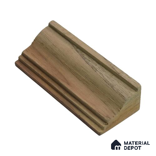 Ready to Install DIY Finished BB Grade Teak Wood Paintable French Beading Granulux WP 00026 E | 60 x 38 mm | 1 Piece = 1 RFT | Nail & Adhesive Installation