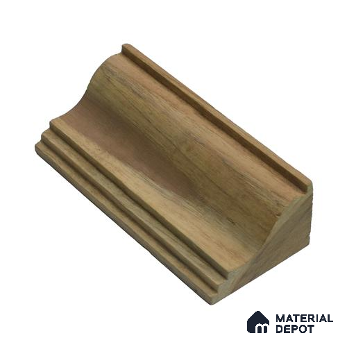 Ready to Install DIY Finished BB Grade Teak Wood Paintable French Beading Granulux WP 00026 F | 68 x 42 mm | 1 Piece = 1 RFT | Nail & Adhesive Installation