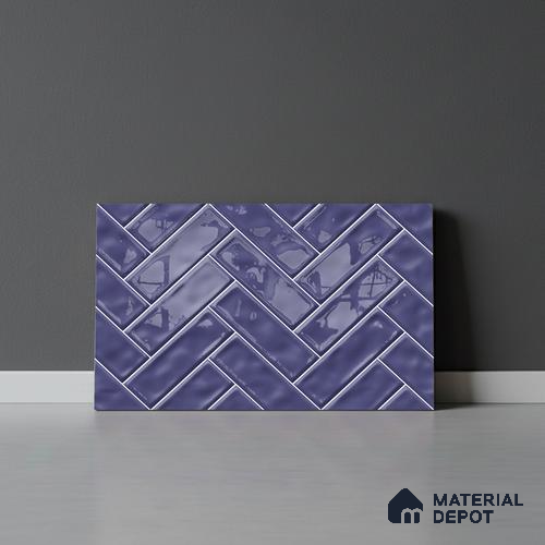 Budget Friendly Faux Subway Wall Tile Value For Money TL 00623 B 18 x 12 inch - Ceramic Glossy Finish -6 mm | Suitable for Kitchen & Bathroom
