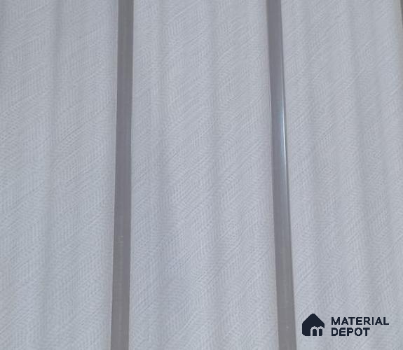 Patterned Louver PN 05430 9.5 ft x 4.8 inch Charcoal Panel - 12 mm | Suitable for Feature Wall, TV Unit & Living Room | Width is Subjected to 5% Variation
