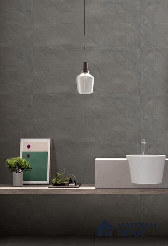 TL 01226 B Lassa Steel Spiga 1200x300 mm GVT Abstract Look Tile - 9 mm