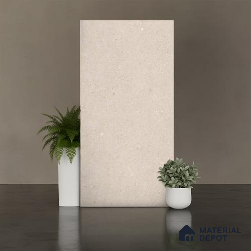 Terrazzo Wall & Floor Tile TL 00845 Lavish Ceramics Muse Crema 1200 x 600 mm Tile - 9 mm
