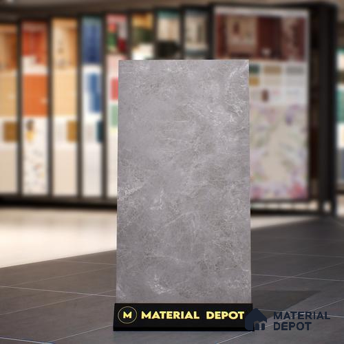 Marble Wall & Floor Tile | TL 00946 Runa Gris | 4 ft x 2 ft Matte Finish Vitrified Tile - 9 mm | Suitable For Living Room, Bedroom, Bathroom | Image 2