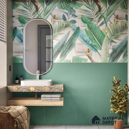 TL 05528 Leaf Matte Finish 1200x600 mm Full Body Vitrified Wall & Floor Tile - 9 mm
