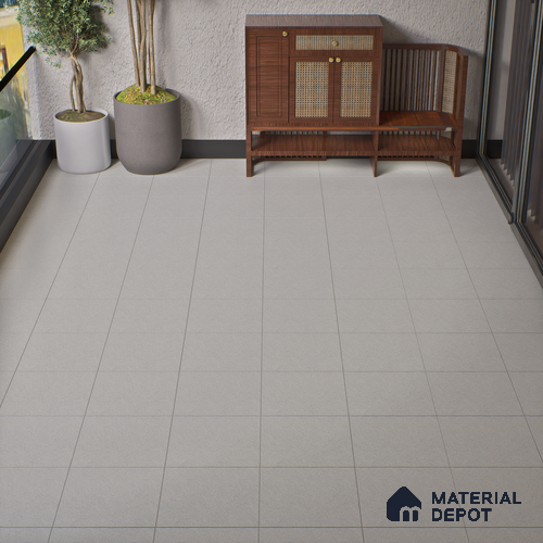 Parking Floor Tile TL 02330 A Light 16 x 16 inch Vitrified Anti Skid Matte Finish Heavy Duty Tile - 12 mm | Suitable For Outdoor, Heavy Traffic Areas | Pattern Alignment May Vary | 2-3 mm Spacer is Mandatory