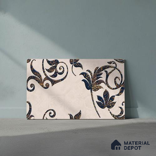TL 02450 B Oyster Beige Highlighter 18 x 12 inch Matte Finish Ceramic Wall Tile - 6 mm