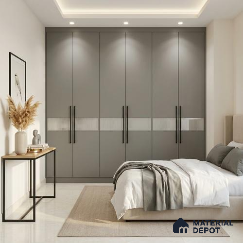 LM 01346 Mud Ash 8 ft x 4 ft Super Matte Finish Decorative Laminate - 1 mm | Suitable for Living Room, Kitchen, Office