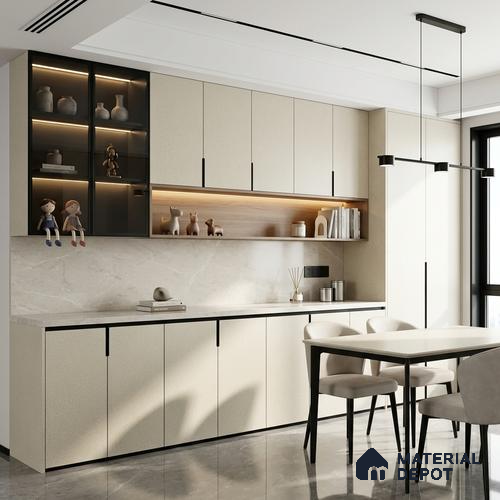 LM 01376 Unicorn Twinkle 8 ft x 4 ft Texture Finish Decorative Laminate - 1 mm | Suitable for TV Unit, Wardrobe, Kitchen Cabinets
