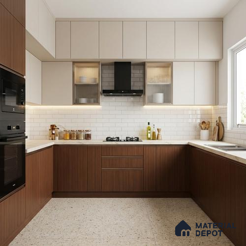Wooden Look LM 01382 Rich Cocoa 8 ft x 4 ft Texture Finish Decorative Laminate - 1 mm  | Suitable for TV Unit, Wardrobe, Kitchen Cabinets