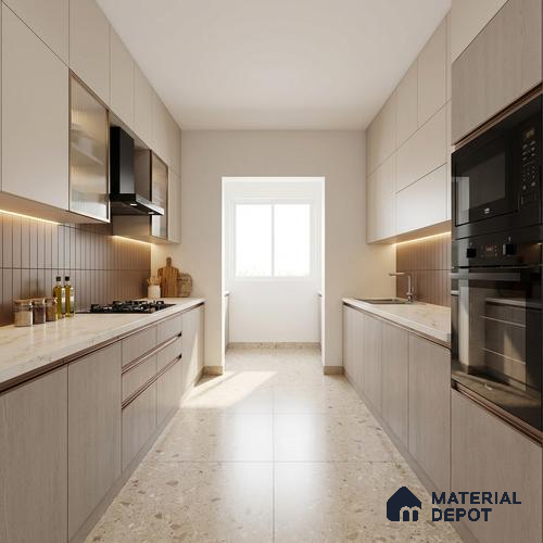 Wooden Look LM 01389 Gentle Grey 8 ft x 4 ft Texture Finish Decorative Laminate - 1 mm  | Suitable for TV Unit, Wardrobe, Kitchen Cabinets