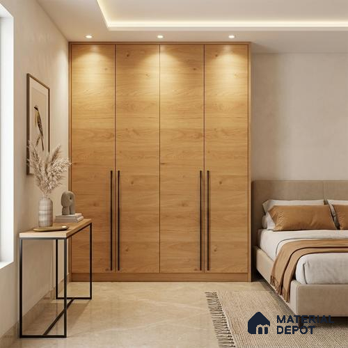 Wooden Look LM 01400 Earthy Elite 8 ft x 4 ft Texture Finish Decorative Laminate - 1 mm  | Suitable for TV Unit, Wardrobe, Kitchen Cabinets