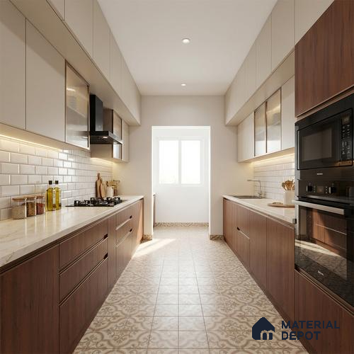 Wooden Look LM 01431 Rustic Bark 8 ft x 4 ft Texture Finish Decorative Laminate - 1 mm  | Suitable for TV Unit, Wardrobe, Kitchen Cabinets