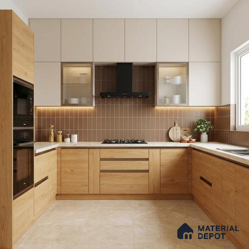 Wooden Look LM 01433 Earthy Elite 8 ft x 4 ft Texture Finish Decorative Laminate - 1 mm | Suitable for TV Unit, Wardrobe, Kitchen Cabinets