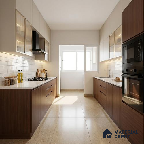 Wooden Look LM 01435 Rich Cocoa 8 ft x 4 ft Texture Finish Decorative Laminate - 1 mm  | Suitable for TV Unit, Wardrobe, Kitchen Cabinets