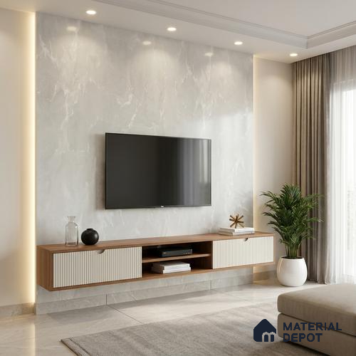 LM 01444 Tokyo Rust 8 ft x 4 ft Super Matte Finish Decorative Laminate - 1 mm  | Suitable for TV Unit, Wardrobe, Kitchen Cabinets