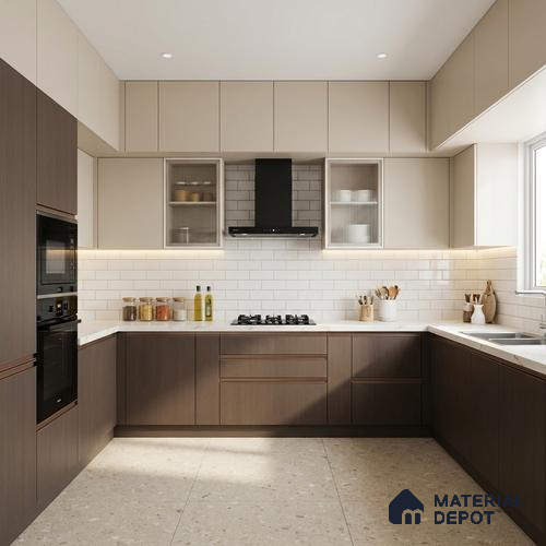 Wooden Look LM 01449 Midnight Mingle 8 ft x 4 ft Super Matte Finish Decorative Laminate - 1 mm  | Suitable for TV Unit, Wardrobe, Kitchen Cabinets