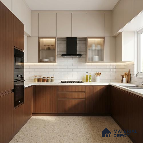 Wooden Look LM 01453 Rich Cocoa 8 ft x 4 ft Super Matte Finish Decorative Laminate - 1 mm  | Suitable for TV Unit, Wardrobe, Kitchen Cabinets