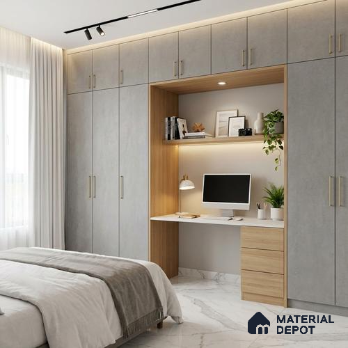 Stone Look LM 01459 Tokyo Millet 8 ft x 4 ft Super Matte Finish Decorative Laminate - 1 mm  | Suitable for TV Unit, Wardrobe, Kitchen Cabinets