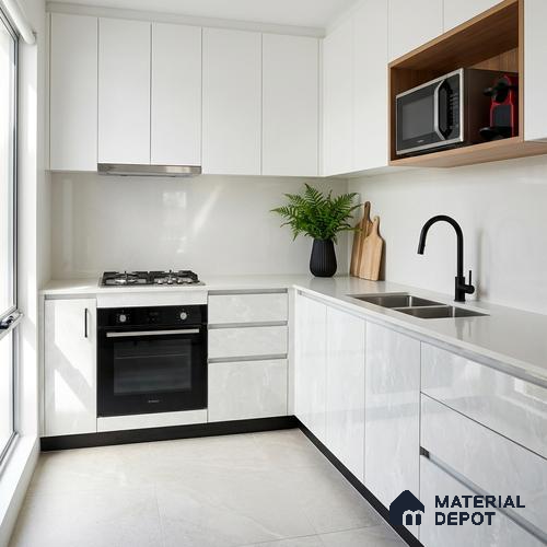 LM 01463 Tokyo Rust 8 ft x 4 ft High Gloss Finish Decorative Laminate - 1 mm | Suitable for TV Unit, Wardrobe, Kitchen Cabinets