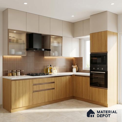 Wooden Look LM 01479 Zen Ease 8 ft x 4 ft Texture Finish Decorative Laminate - 1 mm | Suitable for TV Unit, Wardrobe, Kitchen Cabinets