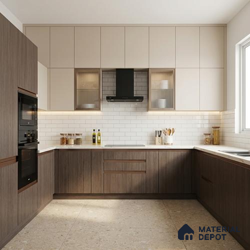 Wooden Look LM 01685 Bronze Oak 8 ft x 4 ft Super Matte Finish Decorative Laminate - 1 mm | Suitable for TV Unit, Wardrobe, Kitchen Cabinets