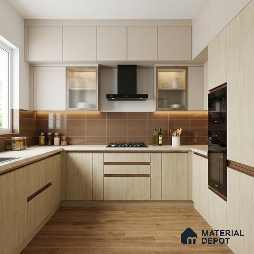 Wooden Look LM 01687 Ivory Pine 8 ft x 4 ft Super Matte Finish Decorative Laminate - 1 mm | Suitable for TV Unit, Wardrobe, Kitchen Cabinets