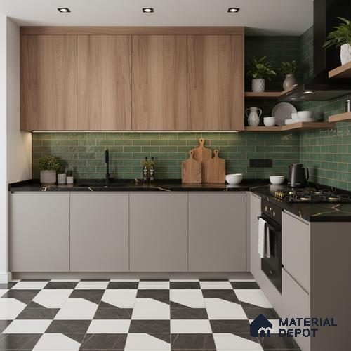 Latte Beige Solid Colors Look LM 01898 8 ft x 4 ft Matte Finish Decorative Laminate - 1 mm | Suitable for Living Room, Kitchen, Office