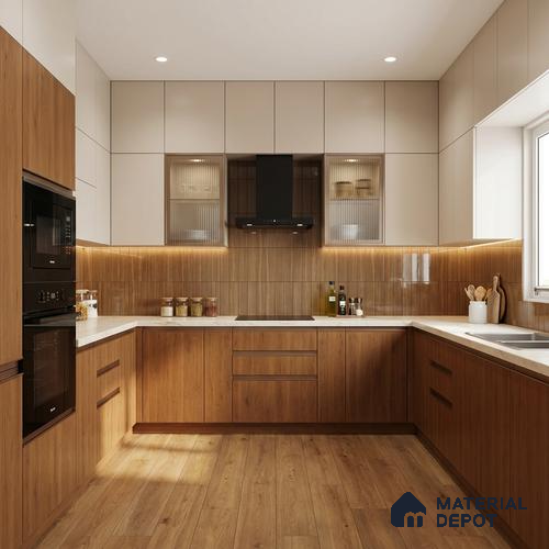 Wooden Look LM 02860 Cyprus 8 ft x 4 ft Zero Soft Matt Finish Decorative Laminate - 1 mm | Suitable for TV Unit, Wardrobe, Kitchen Cabinets