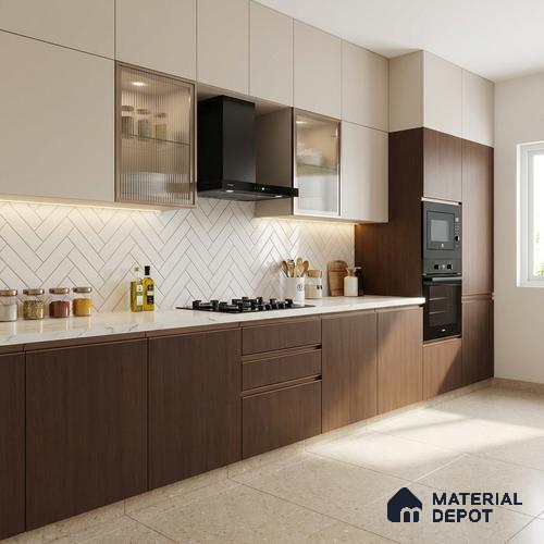 Wooden Look LM 02871 Redian 8 ft x 4 ft Zero Soft Matt Finish Decorative Laminate - 1 mm | Suitable for TV Unit, Wardrobe, Kitchen Cabinets