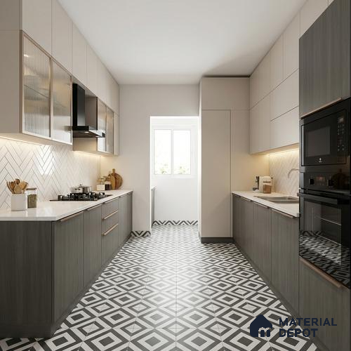 Wooden Look LM 02878 Eric 8 ft x 4 ft Zero Soft Wooden Finish Decorative Laminate - 1 mm | Suitable for TV Unit, Wardrobe, Kitchen Cabinets