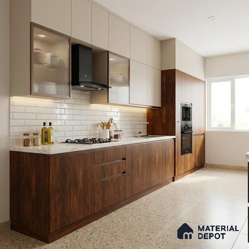 Wooden Look LM 02886 Bronze Musk 8 ft x 4 ft Phoenix Finish Decorative Laminate - 1 mm | Suitable for TV Unit, Wardrobe, Kitchen Cabinets