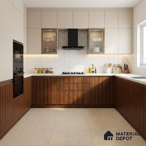 Wooden Look LM 02889 Crimson Cedar 8 ft x 4 ft Phoenix Finish Decorative Laminate - 1 mm | Suitable for TV Unit, Wardrobe, Kitchen Cabinets