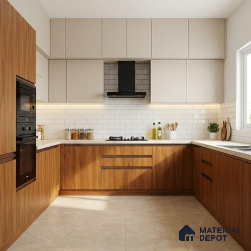 Wooden Look LM 02901 Balsa Yellow 8 ft x 4 ft Zero Soft Matt Finish Decorative Laminate - 1 mm | Suitable for TV Unit, Wardrobe, Kitchen Cabinets