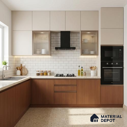 Wooden Look LM 02902 Carapa 8 ft x 4 ft Zero Soft Matt Finish Decorative Laminate - 1 mm | Suitable for TV Unit, Wardrobe, Kitchen Cabinets