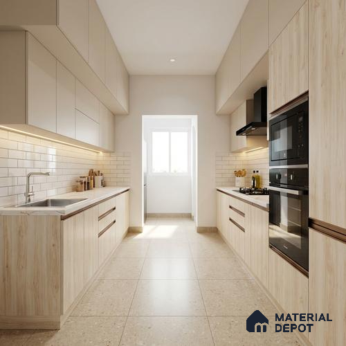 Wooden Look LM 02908 Knotty Pine 8 ft x 4 ft Rustic Finish Decorative Laminate - 1 mm | Suitable for TV Unit, Wardrobe, Kitchen Cabinets