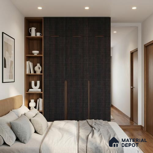 Brown Marble Look LM 02920 Swissable 8 ft x 4 ft RGL Finish Decorative Laminate - 1 mm | Suitable for TV Unit, Wardrobe, Kitchen Cabinets